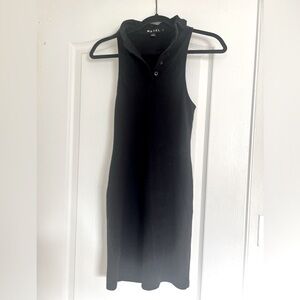 Black Retro Mini Dress